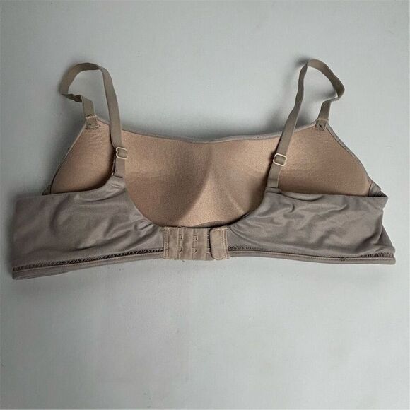 Auden Women's Lightly Lined Wireless Strapless Bras  2 Beige and gray  34A - Picture 7 of 9